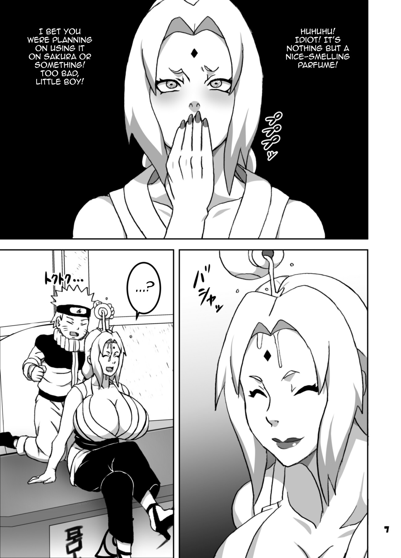 Hentai Manga Comic-Melty Tsunade - Story About The Hokage's Hardships Caused By a Love Drug-Read-8